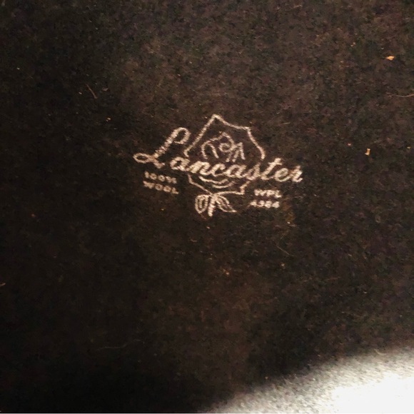 VTG 60s Lancaster Black Derby Cloche Hat Ladies Retro ChaplinStyle Bow 100%Wool - Picture 7 of 10